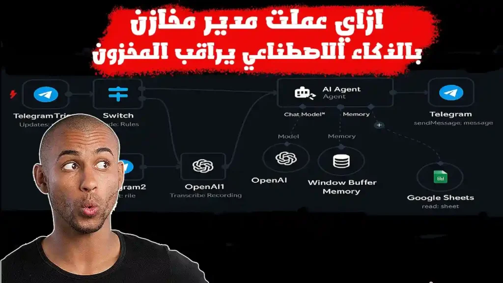 ازاي عملت مدير مخازن بالذكاء الاصطناعي يراقب المخزون