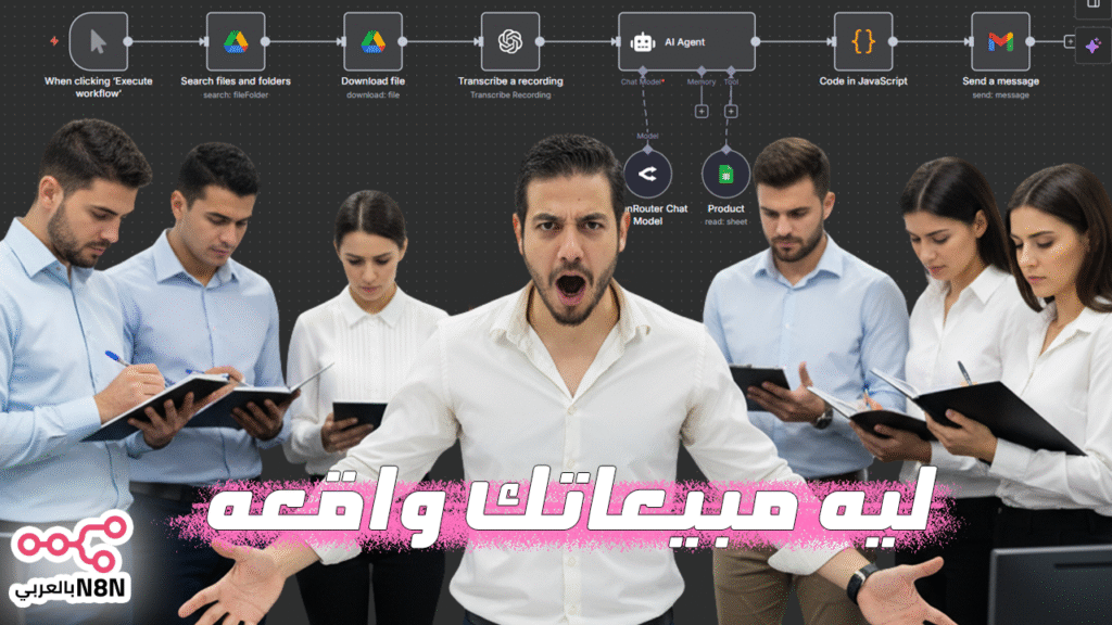 جيش من Qaulity control |تحليل مكالمات المبيعات بالذكاء الاصطناعي بالاتمته|سكربت مجاني