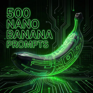 مكتبة مطالبات الذكاء الاصطناعي من Banana (500 مطالبة) | مطالبات واقعية للغاية لـ VEO-3 ومرحلة منتصف الرحلة